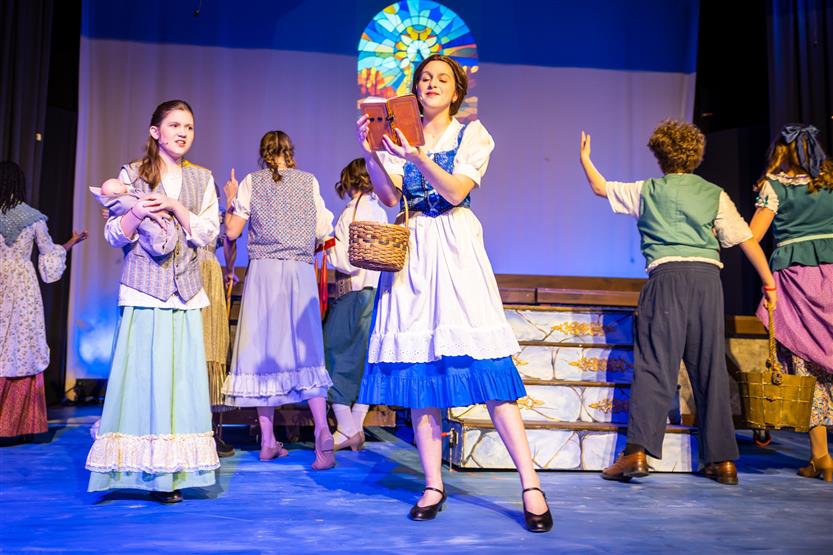 Students perform Beauty and the Beast at Brentwood Middle